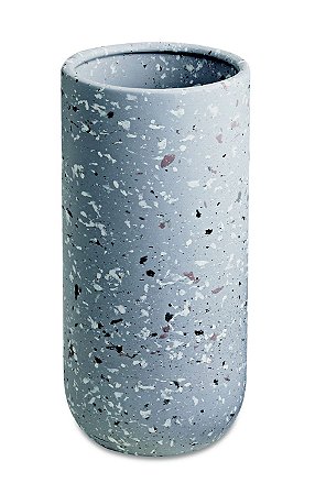 VASO CINZA EM CERAMICA