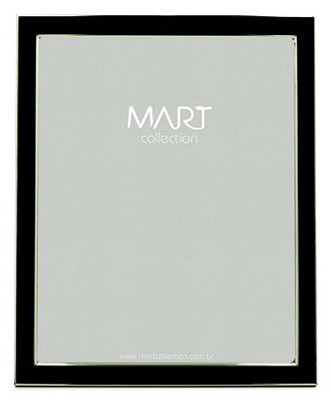 PORTA-RETRATO PRETO EM METAL - 20X25