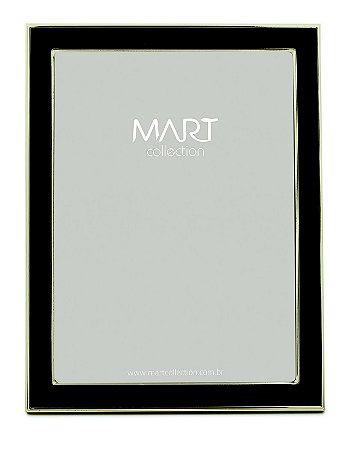 PORTA-RETRATO PRETO EM METAL - 15X20