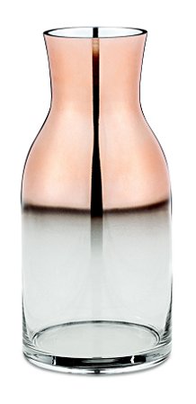 VASO ROSE GOLD EM VIDRO