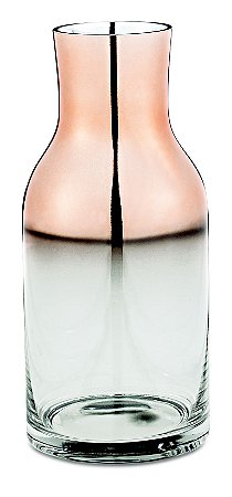 VASO ROSE GOLD EM VIDRO