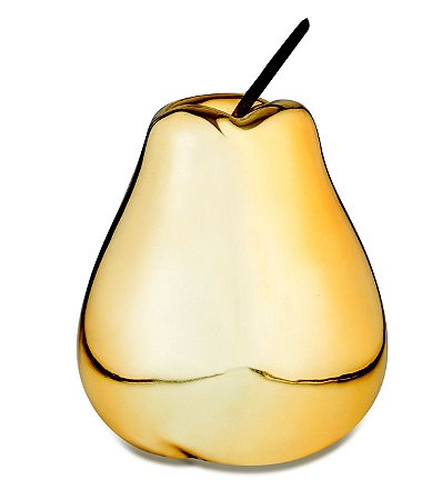 PERA DOURADA EM CERAMICA