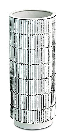 VASO BRANCO EM CERAMICA