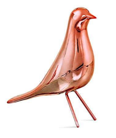 PASSARO ROSE GOLD EM CERAMICA