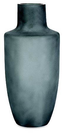 VASO CINZA EM VIDRO