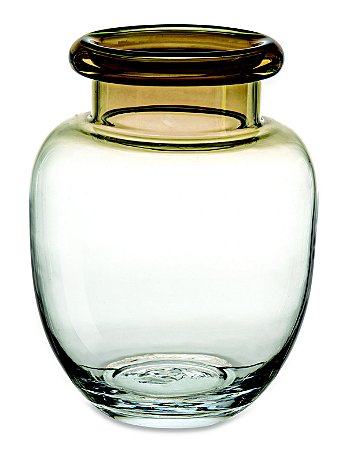 VASO DEGRADE FUME EM VIDRO
