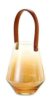 LANTERNA CHAMPANHE EM VIDRO
