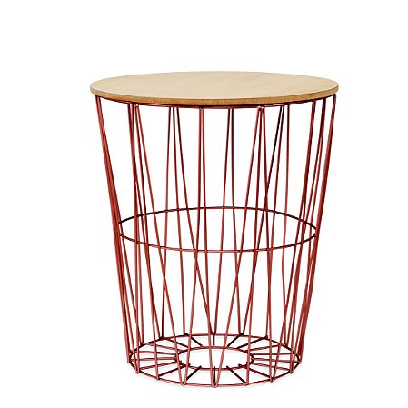 KIT MESA LATERAL ROSE GOLD EM METAL E MAD - 2 PCS