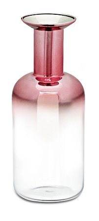 VASO ROSE GOLD EM VIDRO