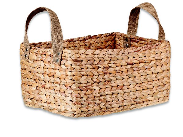 KIT CESTO EM FIBRA NATURAL - 3 PCS