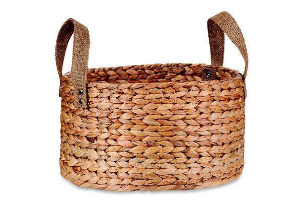 KIT CESTO EM FIBRA NATURAL - 3 PCS