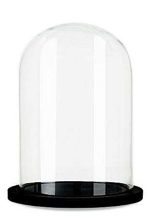 REDOMA EM VIDRO E MADEIRA