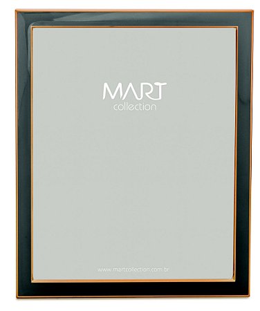 PORTA-RETRATO CINZA EM METAL - 20X25