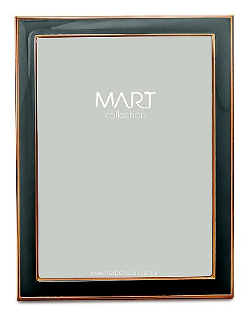 PORTA-RETRATO CINZA EM METAL - 15X20