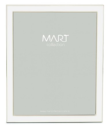 PORTA-RETRATO BRANCO EM METAL - 20X25