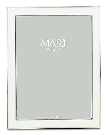 PORTA-RETRATO BRANCO EM METAL - 15X20