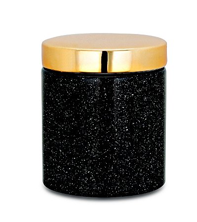 POTE PRETO EM CERAMICA