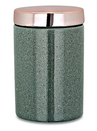 POTE CINZA EM CERAMICA