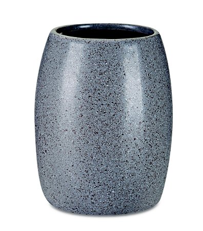 KIT PARA BANHEIRO CINZA EM CERAMICA - 3 PCS