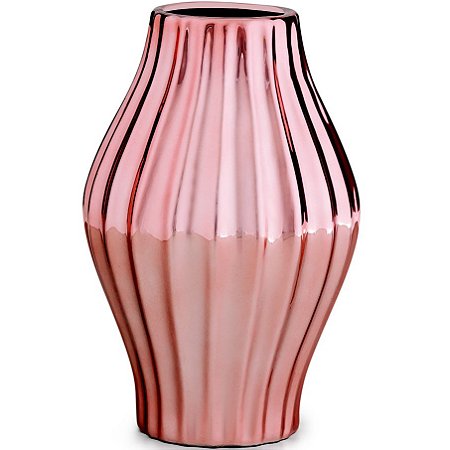 VASO ROSE GOLD EM CERAMICA