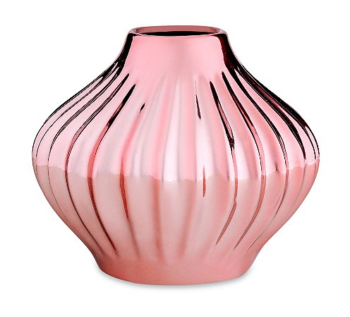 VASO ROSE GOLD EM CERAMICA