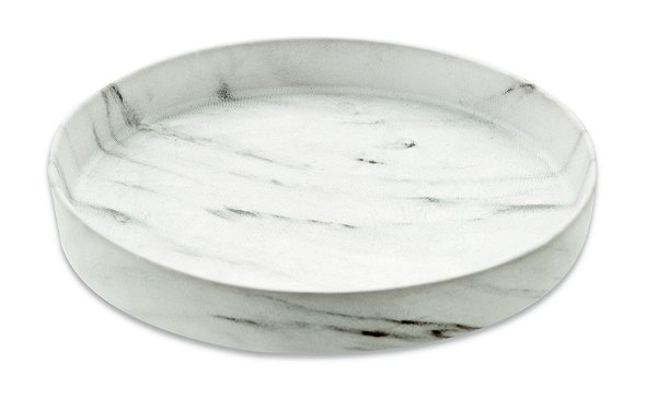 BANDEJA REDONDA MARMORE EM CERAMICA