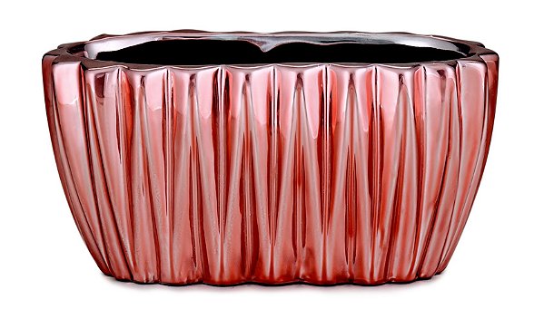 KIT FLOREIRA ROSE GOLD EM CERAMICA - 3 PCS