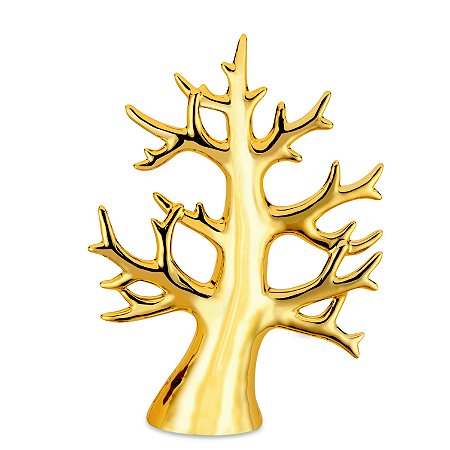 ARVORE DOURADA EM CERAMICA