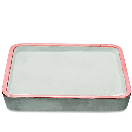 BANDEJA QUADRADA EM CIMENTO