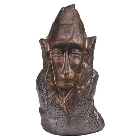 MACACO DE CERAMICA 12,5CM X 10,5CM X 21CM