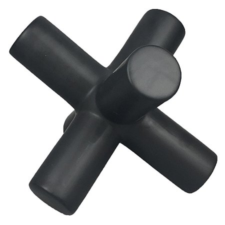 PECA DECORATIVA DE CERAMICA PRETO FOSCO 20CM X 16CM X 13CM