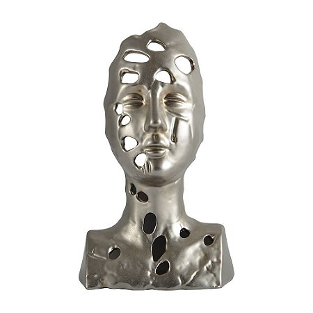 BUSTO DECORATIVO DE CERAMICA
