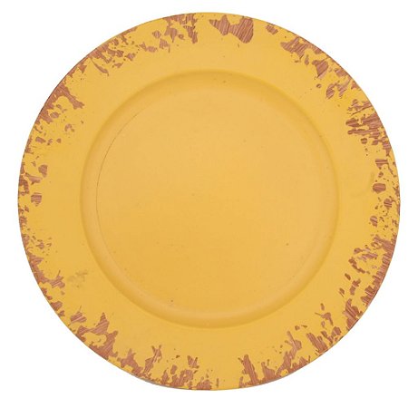 SOUPLAT DE PLASTICO AMARELO 33CM X 33CM X 2CM