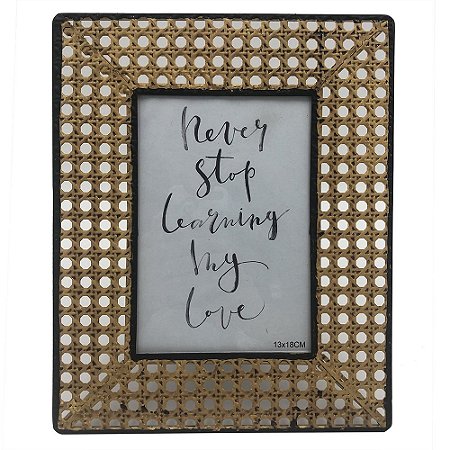 PORTA RETRATO DE TRELICA  22CM X 27,5CM X 1CM