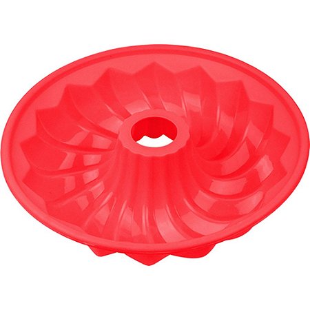 FORMA DE SILICONE PARA BOLO OU PUDIM - 26X26 CM