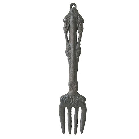 PECA DECORATIVA DE FERRO PARA PAREDE GARFO