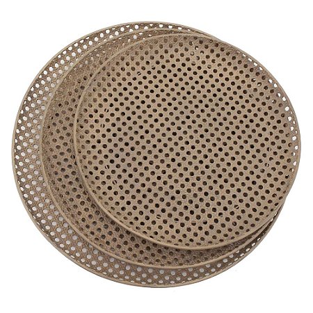 CONJ. DE BANDEJAS DE TRELICA P:35,5CM X 3,5CM X 35,5CM M:40,