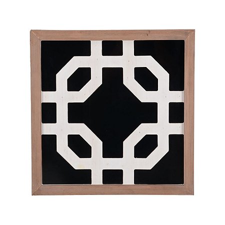 QUADRO DE MADEIRA COM DESENHOS GEOMETRICOS