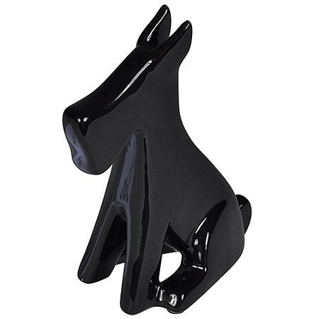 ANIMAL DECORATIVO - CACHORRO PRETO