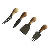KIT DE FACAS PARA QUEIJO 4 PCS 25,8CM X 16,8CM X 2,8CM