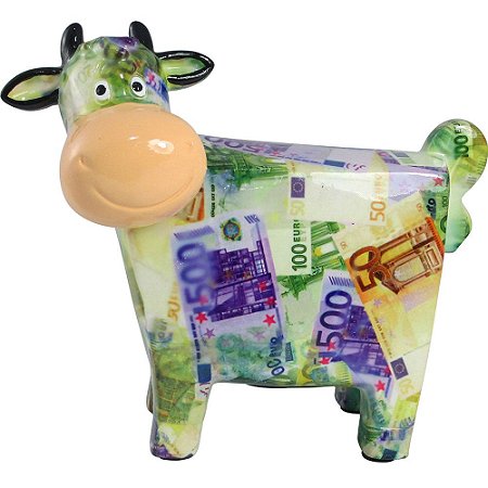 VACA DE CERAMICA - 21X19 CM