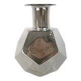 VASO DE VIDRO JATEADO TRANSPARENTE 10,5CM X 13CM