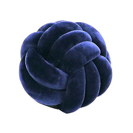 ALMOFADA NO DE VELUDO AZUL