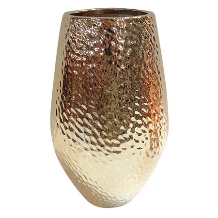 VASO DOURADO 11,8CM X 20,5CM