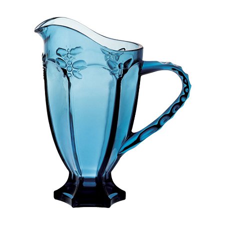 JARRA DE VIDRO AZUL - 1L 14,8CMX24,8CM