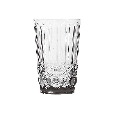 CJ DE COPOS DE VIDRO TRANSPARENTE  6 PCS 8CM X 12,8CM  340ML