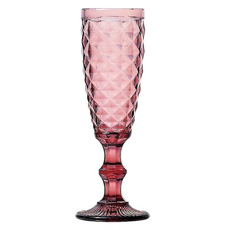 CJ TACAS DE CHAMPAGNE DE VIDRO MARSALA  6 PCS 5,8CM X 19,8C