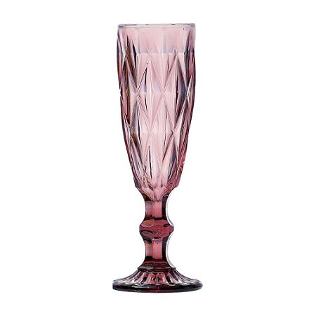 CJ TACAS DE CHAMPAGNE DE VIDRO MARSALA  6 PCS 5,8CM X 19,8C