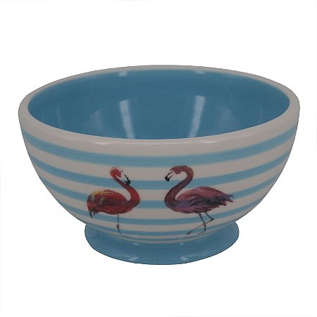 BOWL DE CERAMICA FLAMINGO 14CM X 14CM X 7,5CM