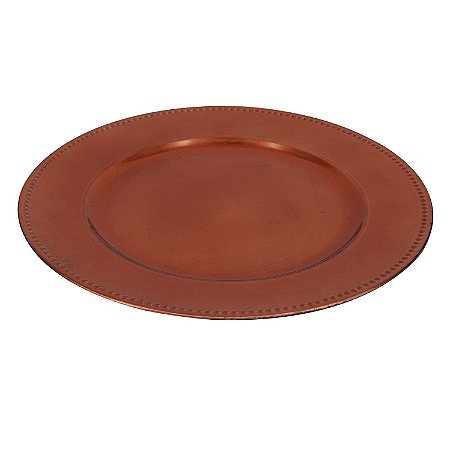 SOUSPLAT DE PLASTICO BRONZE 33CM X 2CM